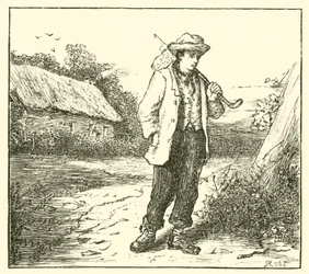 Hans Christian Anderson, on his way to Copenhagen